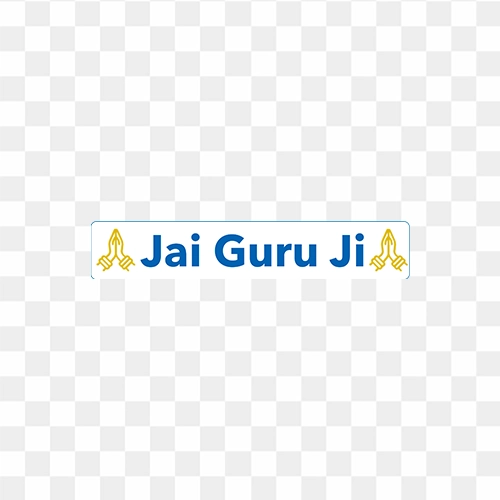 jai guru ji stock png text